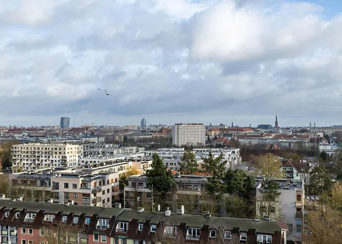 Apartament Modern City View Apartment In Szczecin With Balcony & Workspace By Noclegi Renters Szczecin